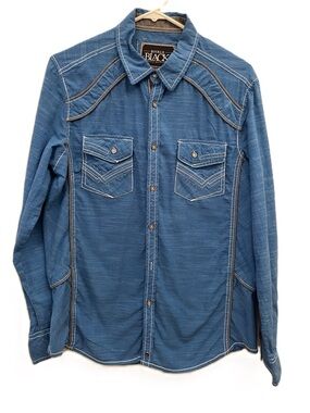 Buckle Black Blue Label Button-Down Shirt